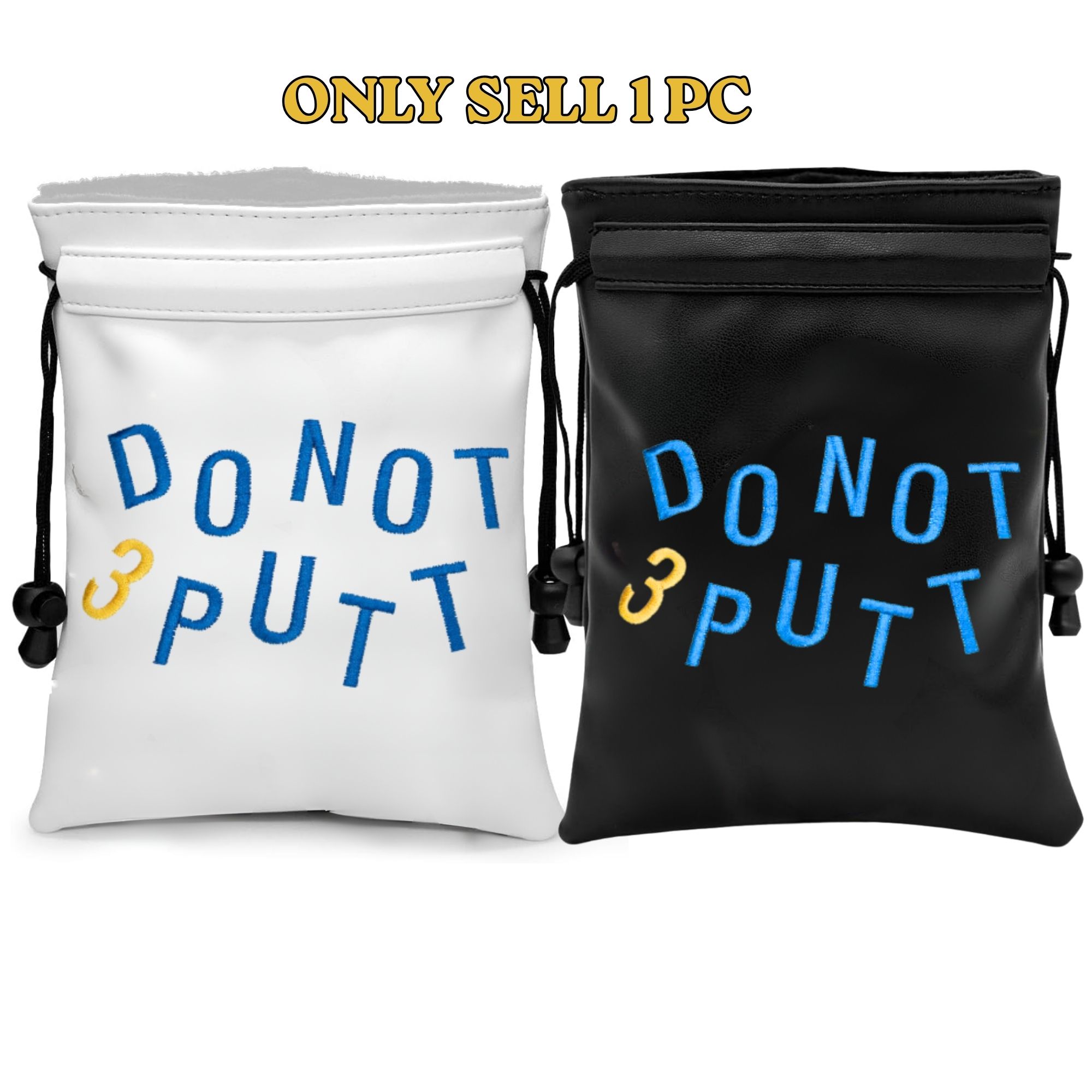 Golf Equipment Drawing - Golf Ball & Valuables Storage Bag
