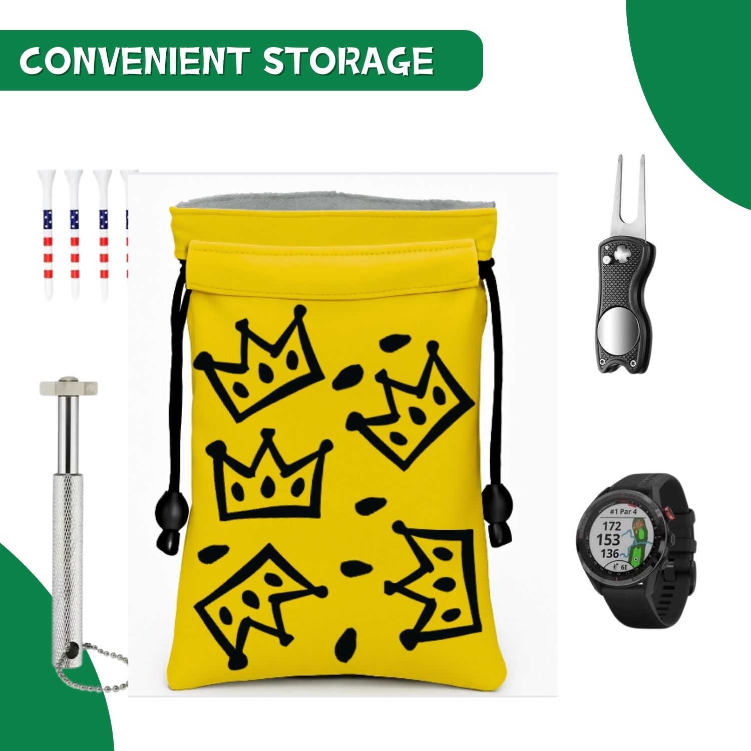 Crown Golf Valuable Item Bag,  - đánh giá và giá Golf Equipment Drawing