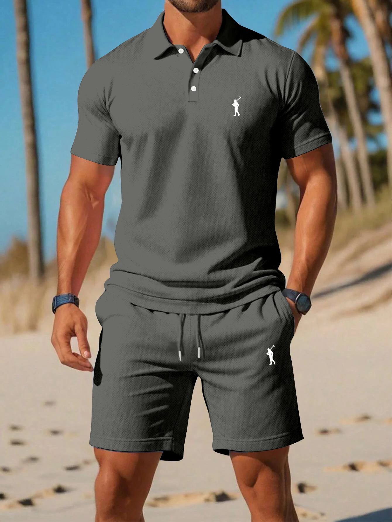 Men 2 Piece Golf Outfit Set Br - đánh giá và giá Golf Equipment Drawing