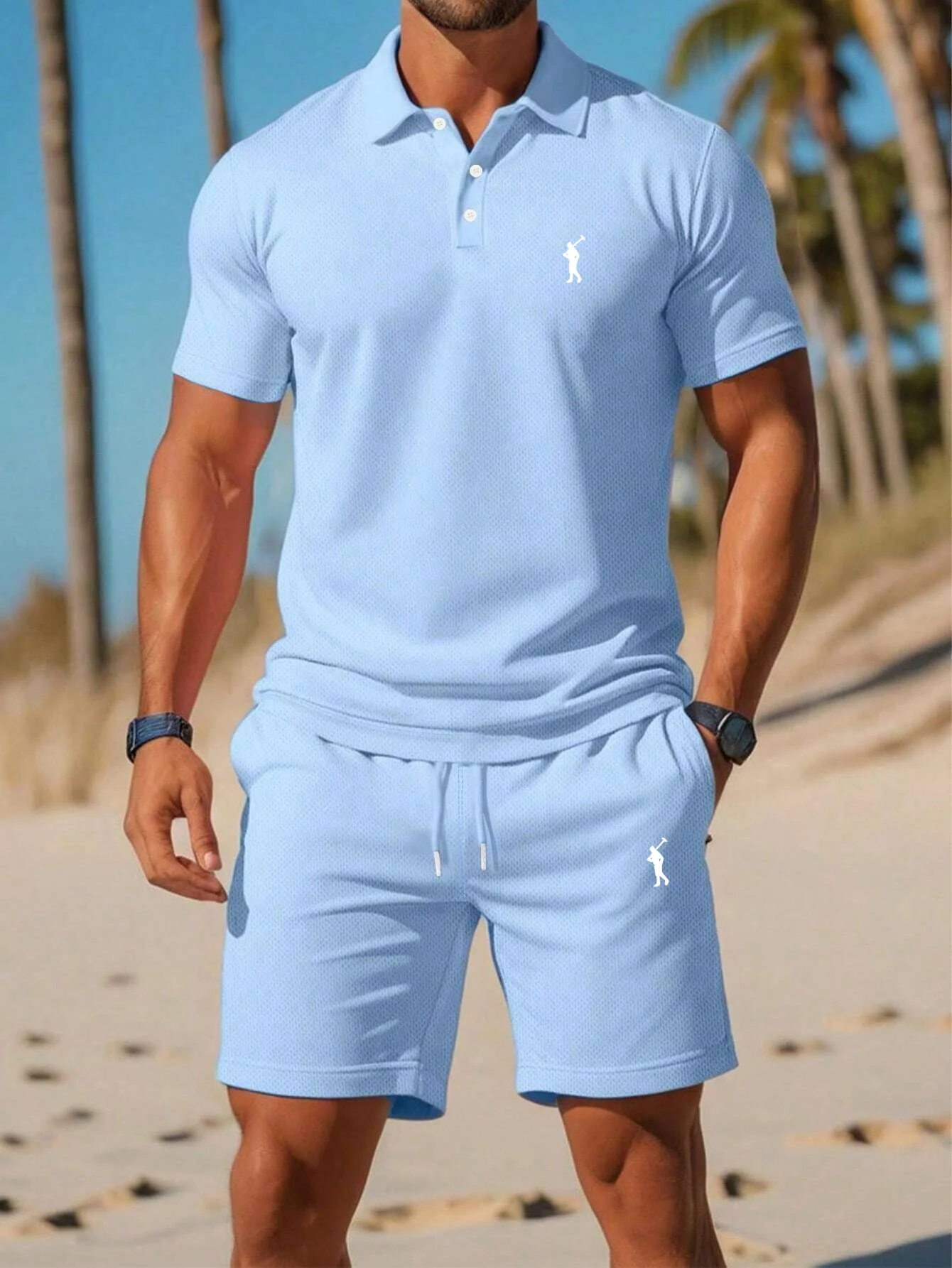 Men 2 Piece Golf Outfit Set Br - đánh giá và giá Golf Equipment Drawing