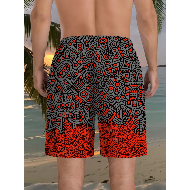 Men's 3D Geometric Print Beach - đánh giá và giá Golf Equipment Drawing